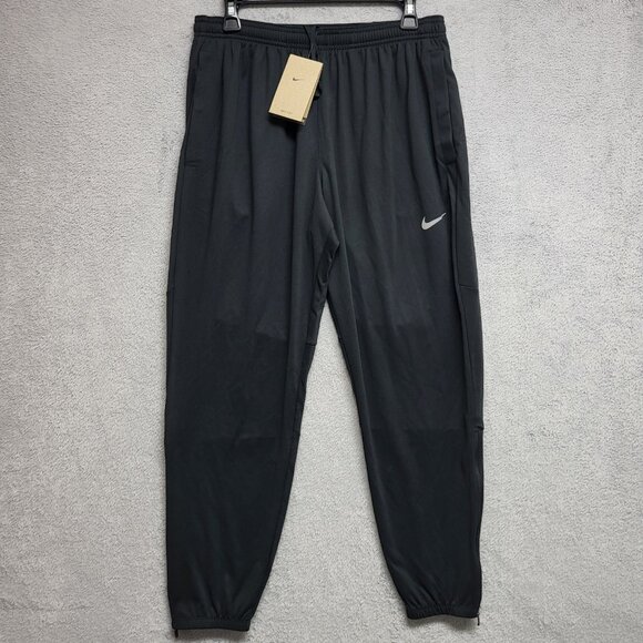 Nike Pants Mens Medium Black Dri-Fit Challenger Knit Running Athletic DD5003-010 - Picture 1 of 12
